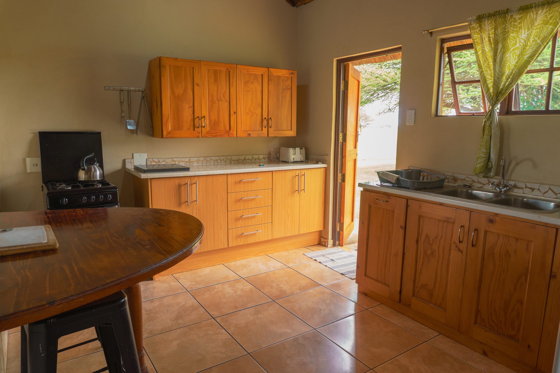 Bedroom in 7-sleeper family chalet at Gallery Inn Limpopo